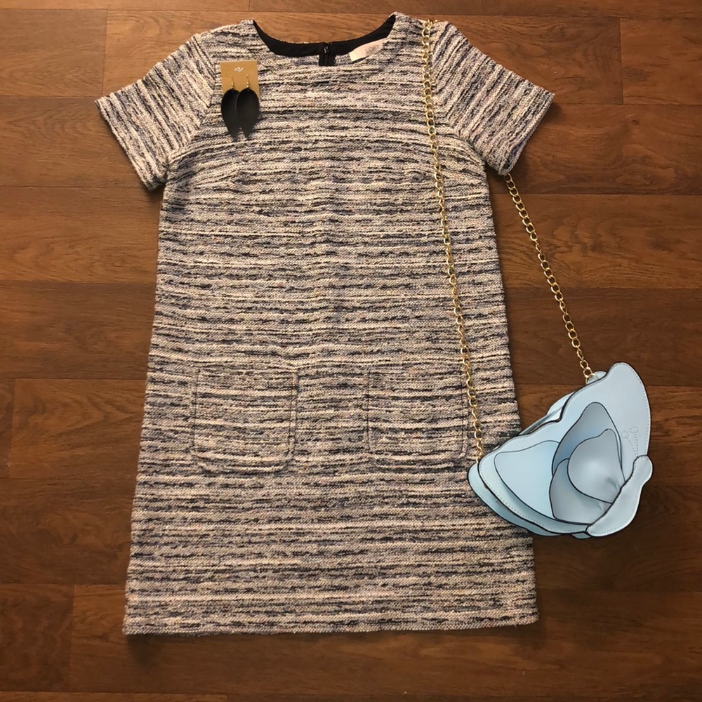 PETITE LOFT DRESS WITH POCKETS